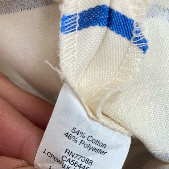 J.Crew Blue Striped Mini Skirt - Picture 7 of 7